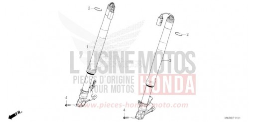 GABEL, VORNE (CBR1000SP) CBR1000SPR de 2024